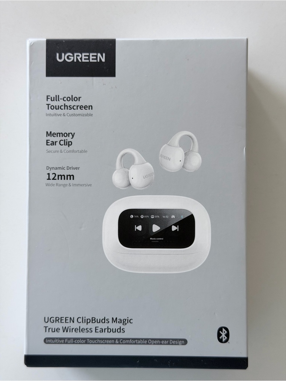 UGREEN ClipBuds Magic True Wireless Earbuds - White